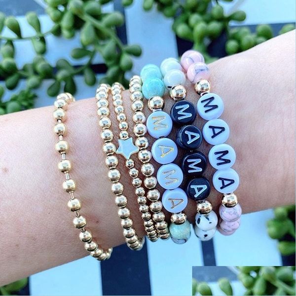 beaded mama strands bracelet natural stone beaded stretch bracelets for women fashion jewelry black green drop delivery dhawf
beaded mama strands bracelet natural stone beaded stretch bracelets for women fashion jewelry black green drop delivery dhawf