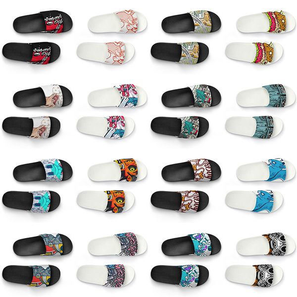 men women custom slippers shoes artoon animal design diy word black white blue red mens trainer 239
men women custom slippers shoes artoon animal design diy word black white blue red mens trainer 239