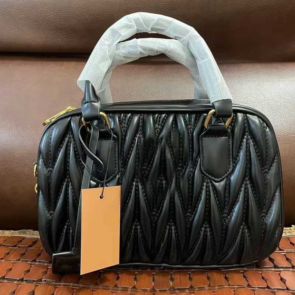 luxury designer women's handbags new miu bowling bags mini handheld boston sheepskin pleated small square tote bag factory direct sale
luxury designer women's handbags new miu bowling bags mini handheld boston sheepskin pleated small square tote bag factory direct sale