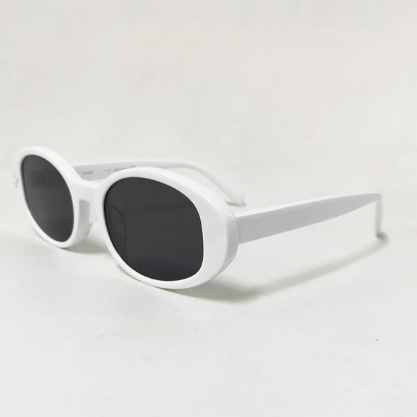 white grey oval sunglasses sunglass women summer shades fashion outdoor uv400 eyewear with box, White;black
white grey oval sunglasses sunglass women summer shades fashion outdoor uv400 eyewear with box, White;black