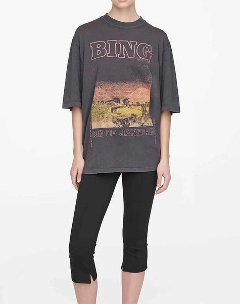 23ss anine bing women fashion classic cotton tee ab new letter city sunset print loose designer short sleeved t-shirt summer tees 3, White
23ss anine bing women fashion classic cotton tee ab new letter city sunset print loose designer short sleeved t-shirt summer tees 3, White