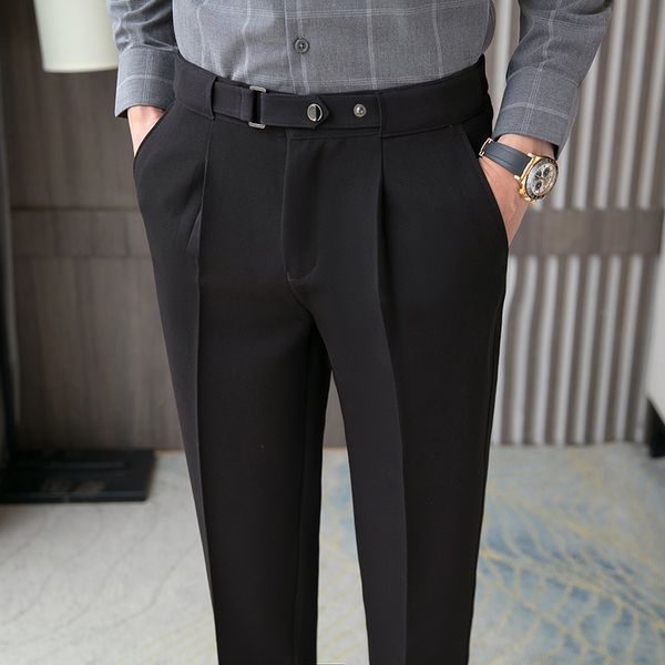 mens pants man slim suit casual business trousers fashion men formal wedding dress street wear male clothing black gray 221117
mens pants man slim suit casual business trousers fashion men formal wedding dress street wear male clothing black gray 221117