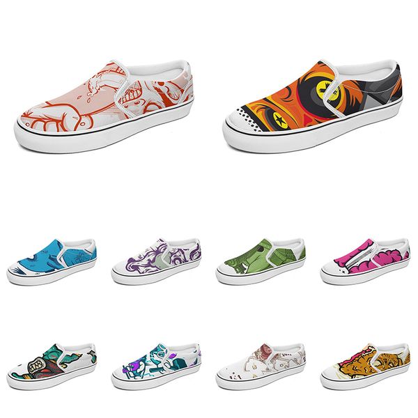 men women custom slip on canvas shoes anime cartoon animal design diy word black white blue red outdoor mens trainer 143
men women custom slip on canvas shoes anime cartoon animal design diy word black white blue red outdoor mens trainer 143