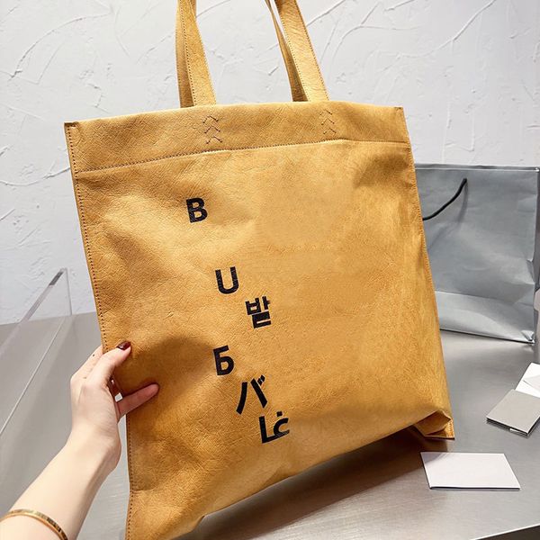 kraft paper bag tote handbag shopping handbags shoulder back bags seven country alphabet brown cowhide leather purse fashion letter
kraft paper bag tote handbag shopping handbags shoulder back bags seven country alphabet brown cowhide leather purse fashion letter