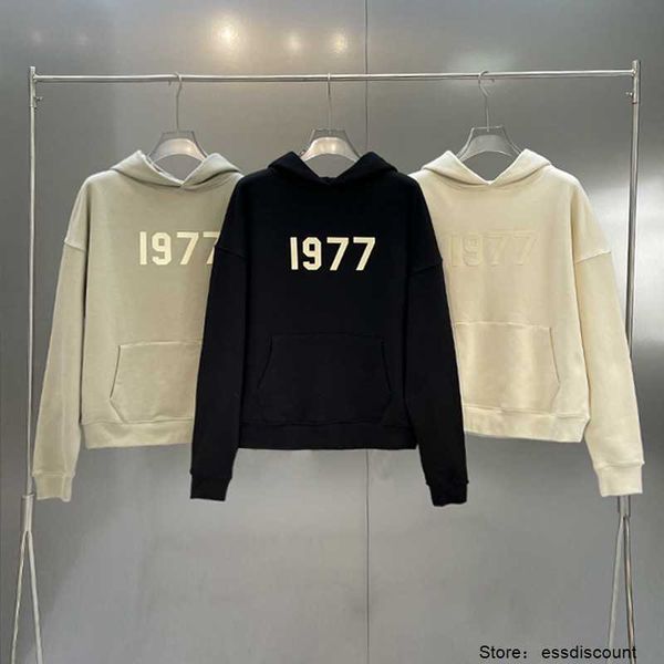 ess hoodies 2023 new essential 1977 men's hoodie chest flocked digital designer cotton version of the college style women's hoodie, Black;brown
ess hoodies 2023 new essential 1977 men's hoodie chest flocked digital designer cotton version of the college style women's hoodie, Black;brown