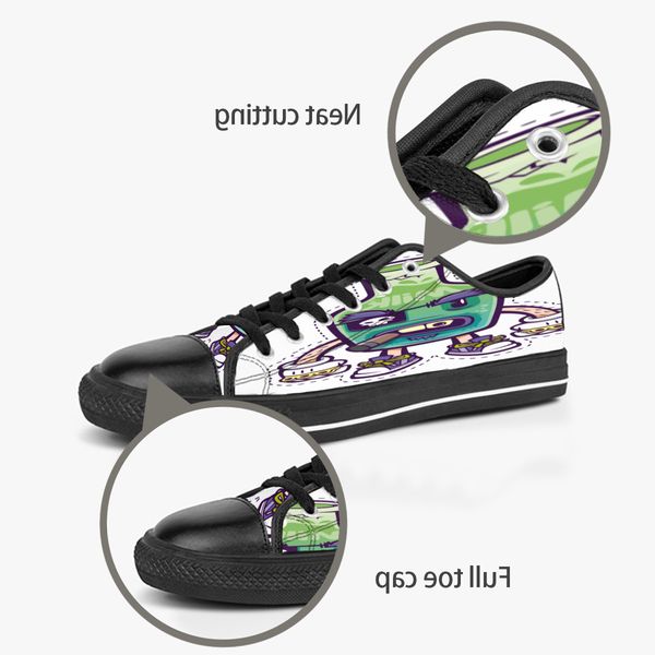 men women diy custom shoes low canvas skateboard sneakers triple black customization uv printing sports sneakers daishu 178-13
men women diy custom shoes low canvas skateboard sneakers triple black customization uv printing sports sneakers daishu 178-13