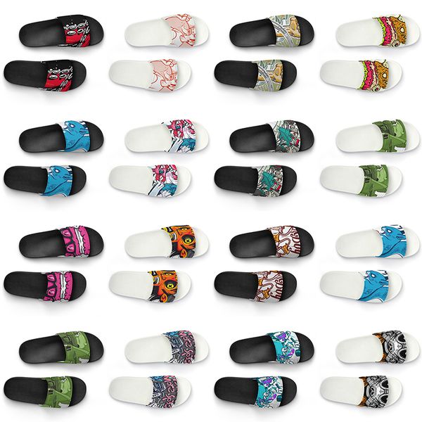 men women custom slippers shoes artoon animal design diy word black white blue red mens trainer 261
men women custom slippers shoes artoon animal design diy word black white blue red mens trainer 261