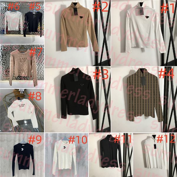 designer knits high neck bottoming shirts womens letter print knitted pullover sweatshirts, White
designer knits high neck bottoming shirts womens letter print knitted pullover sweatshirts, White