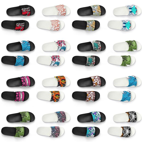 men women custom slippers shoes artoon animal design diy word black white blue red mens trainer 255
men women custom slippers shoes artoon animal design diy word black white blue red mens trainer 255