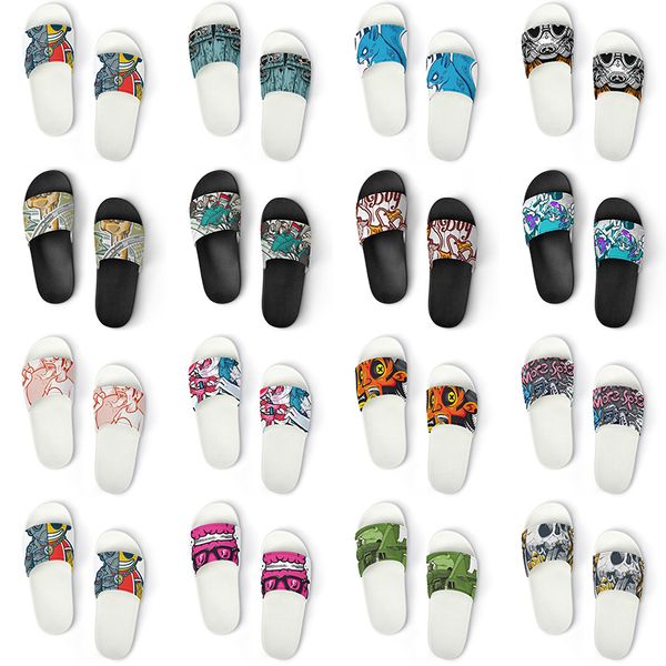 men women custom slippers shoes artoon animal design diy word black white blue red mens trainer 156
men women custom slippers shoes artoon animal design diy word black white blue red mens trainer 156