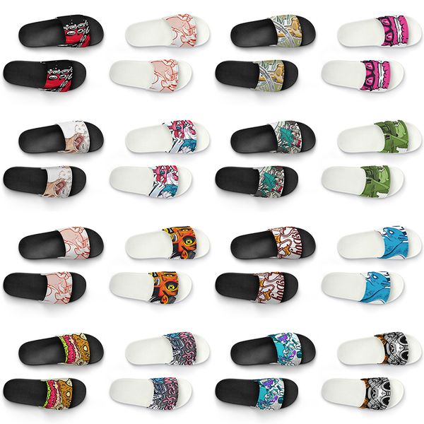 men women custom slippers shoes artoon animal design diy word black white blue red mens trainer 186
men women custom slippers shoes artoon animal design diy word black white blue red mens trainer 186