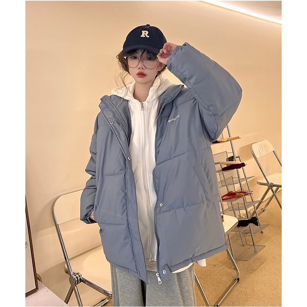 women's down parkas blue fake twopiece hooded bread coat winter college style warm thick coat casual loose female down jacket comfortab, Black
women's down parkas blue fake twopiece hooded bread coat winter college style warm thick coat casual loose female down jacket comfortab, Black