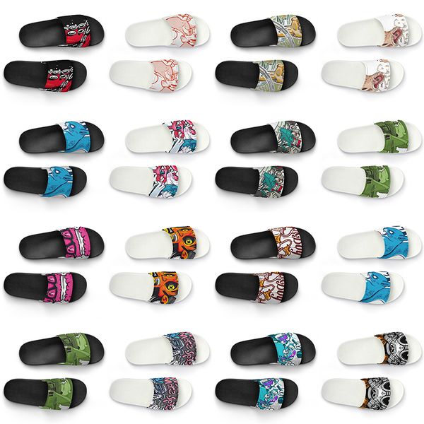 men women custom slippers shoes artoon animal design diy word black white blue red mens trainer 254
men women custom slippers shoes artoon animal design diy word black white blue red mens trainer 254