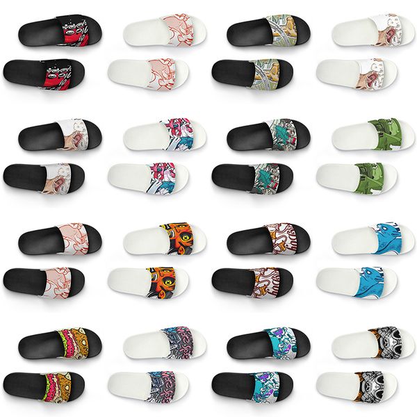 men women custom slippers shoes artoon animal design diy word black white blue red mens trainer 195
men women custom slippers shoes artoon animal design diy word black white blue red mens trainer 195