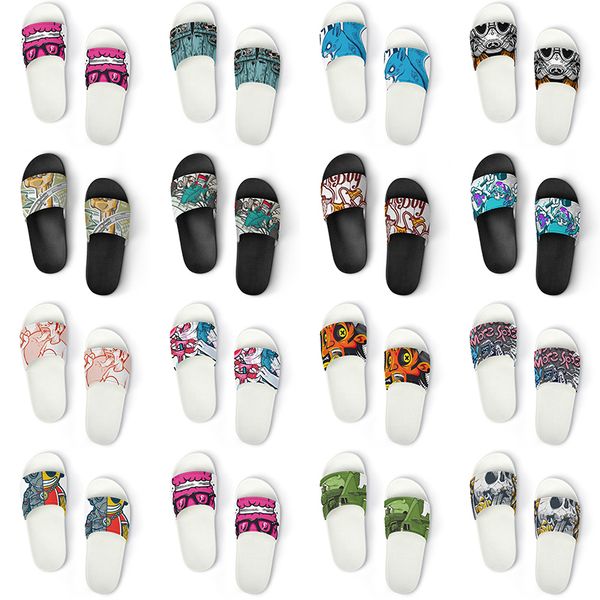 men women custom slippers shoes artoon animal design diy word black white blue red mens trainer 155
men women custom slippers shoes artoon animal design diy word black white blue red mens trainer 155