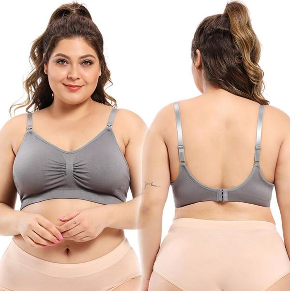plus size maternity intimates nursing bra breathable women breastfeeding underwear seamless maternity bras push up, White
plus size maternity intimates nursing bra breathable women breastfeeding underwear seamless maternity bras push up, White