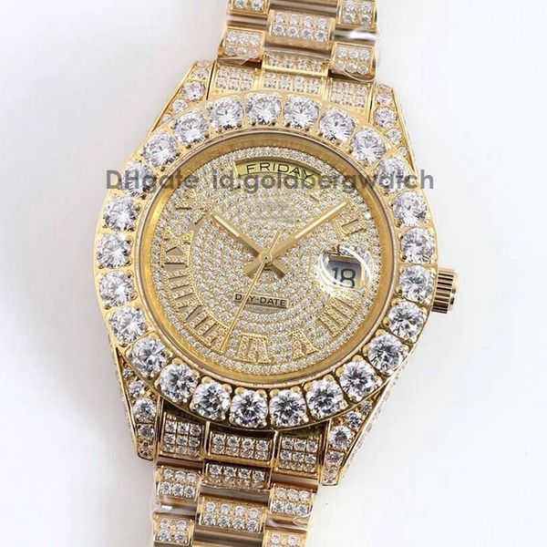 stylish luxury gold mens watch day-date 228238 228235 118238 ice out diamond watch roman numerals dial automatic movement 904l stainless ste, Slivery;brown
stylish luxury gold mens watch day-date 228238 228235 118238 ice out diamond watch roman numerals dial automatic movement 904l stainless ste, Slivery;brown