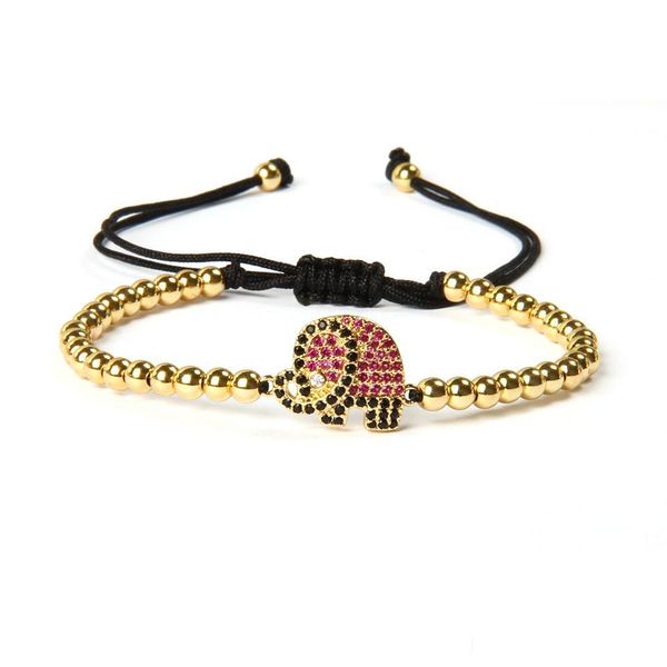 charm bracelets animal jewelry wholesale 10pcs/lot 4mm brass beads with micro pave pink cz elephant lucky bracelet for couples drop dhfxc, Golden;silver
charm bracelets animal jewelry wholesale 10pcs/lot 4mm brass beads with micro pave pink cz elephant lucky bracelet for couples drop dhfxc, Golden;silver