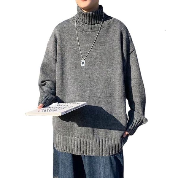 men's sweaters autumn and winter turtleneck fashion trend solid loose size men's warm knit sweater 221117, White;black
men's sweaters autumn and winter turtleneck fashion trend solid loose size men's warm knit sweater 221117, White;black