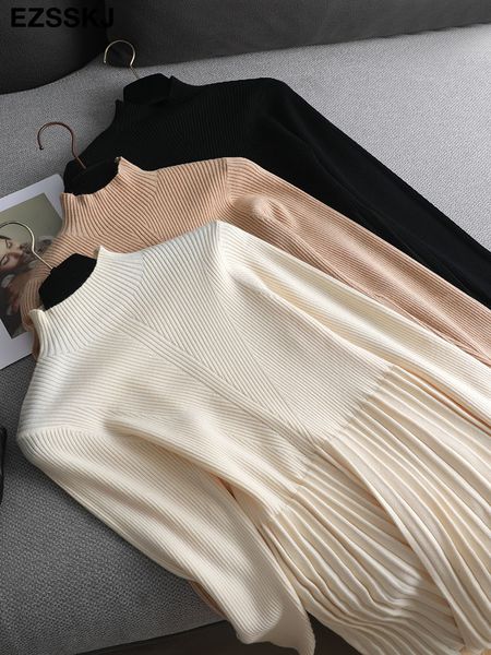 casual dresses solid women long knit sweater turtleneck autumn winter warm a line christmas holiday party 221117, Black;gray
casual dresses solid women long knit sweater turtleneck autumn winter warm a line christmas holiday party 221117, Black;gray