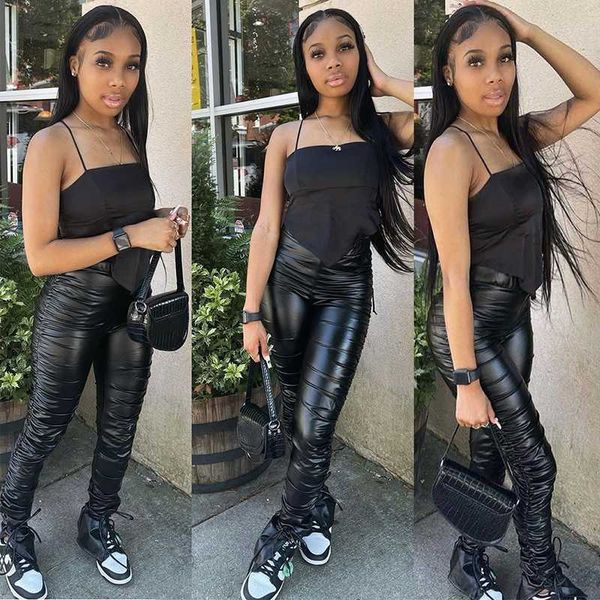 women's leggings women black pu leather leggings autumn winter high waist pencil pants slim fit ruched skinny trousers casual streetwea
women's leggings women black pu leather leggings autumn winter high waist pencil pants slim fit ruched skinny trousers casual streetwea