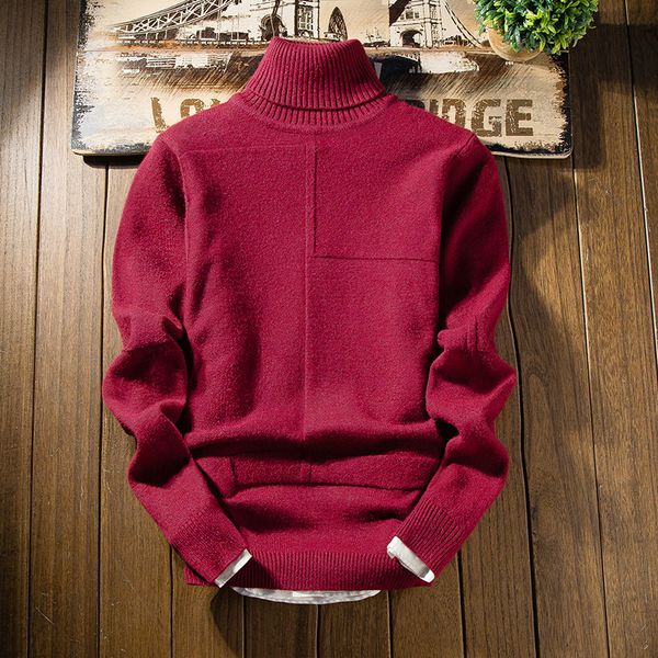 men's sweaters trend men's casual solid color sweater long sleeve warm knit turtleneck sweater pullover 221117, White;black
men's sweaters trend men's casual solid color sweater long sleeve warm knit turtleneck sweater pullover 221117, White;black