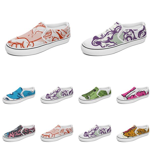 men women custom slip on canvas shoes anime cartoon animal design diy word black white blue red outdoor mens trainer 192
men women custom slip on canvas shoes anime cartoon animal design diy word black white blue red outdoor mens trainer 192