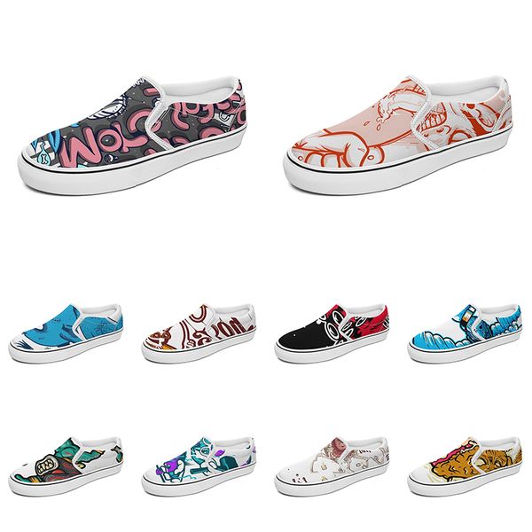 men women custom slip on canvas shoes anime cartoon animal design diy word black white blue red outdoor mens trainer 020
men women custom slip on canvas shoes anime cartoon animal design diy word black white blue red outdoor mens trainer 020