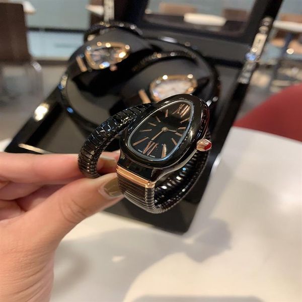 women watches quartz movement snake watch smooth watches watch clock simple and elegant230w, Slivery;brown 
women watches quartz movement snake watch smooth watches watch clock simple and elegant230w, Slivery;brown