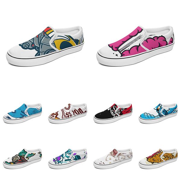men women custom slip on canvas shoes anime cartoon animal design diy word black white blue red outdoor mens trainer 036
men women custom slip on canvas shoes anime cartoon animal design diy word black white blue red outdoor mens trainer 036