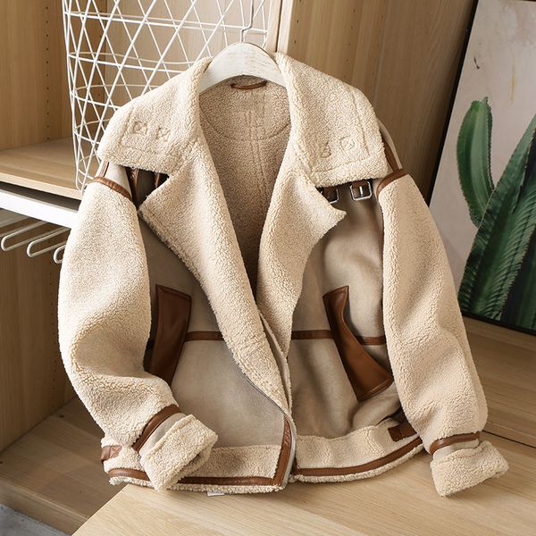 women's jackets zvri winter female thick warm restore ancient ways suede wool motorcycle jacket chic loose artificial leather 221117, Black;brown
women's jackets zvri winter female thick warm restore ancient ways suede wool motorcycle jacket chic loose artificial leather 221117, Black;brown