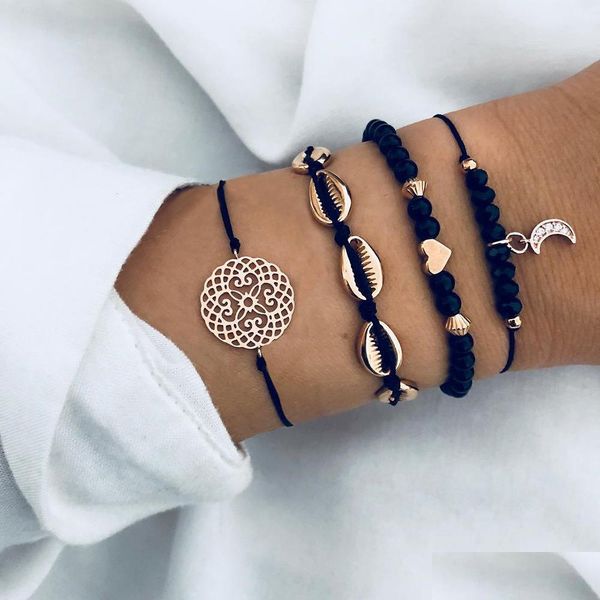 charm bracelets metal gold floral shell bracelet heart moon mtilayer bracelets women fashion summer beach jewelry gift drop delivery dhtkk, Golden;silver
charm bracelets metal gold floral shell bracelet heart moon mtilayer bracelets women fashion summer beach jewelry gift drop delivery dhtkk, Golden;silver