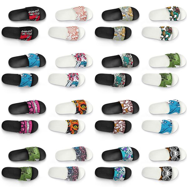 men women custom slippers shoes artoon animal design diy word black white blue red mens trainer 252
men women custom slippers shoes artoon animal design diy word black white blue red mens trainer 252