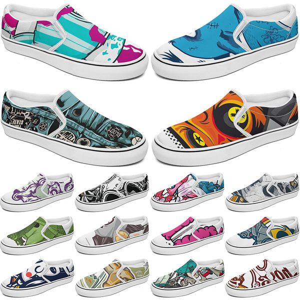 slip-on canvas shoes shoe summercustom customized sneakers men women blue red yellow classic custom comfortable low platform sneaker color84, Black
slip-on canvas shoes shoe summercustom customized sneakers men women blue red yellow classic custom comfortable low platform sneaker color84, Black