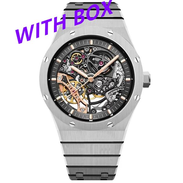 new men's watch automatic mechanical hollow out watch classic style 42mm all stainless steel 5 atm waterproof sapphire super luminous u, Slivery;brown
new men's watch automatic mechanical hollow out watch classic style 42mm all stainless steel 5 atm waterproof sapphire super luminous u, Slivery;brown