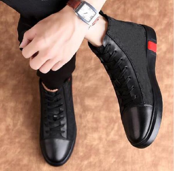 flat boots casual board shoe high qualit leather loafers spring boots designer new zapatillas hombre, Black
flat boots casual board shoe high qualit leather loafers spring boots designer new zapatillas hombre, Black