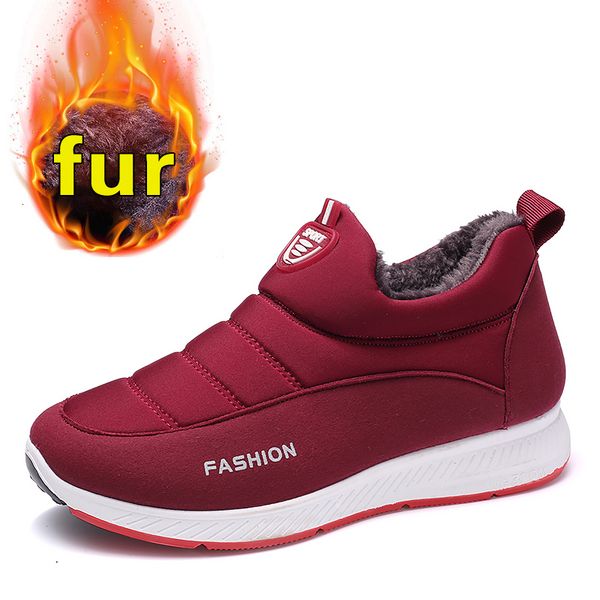 boots snow women shoes warm plush fur ankle winter female slip on flat casual waterproof sneakers 221117, Black
boots snow women shoes warm plush fur ankle winter female slip on flat casual waterproof sneakers 221117, Black