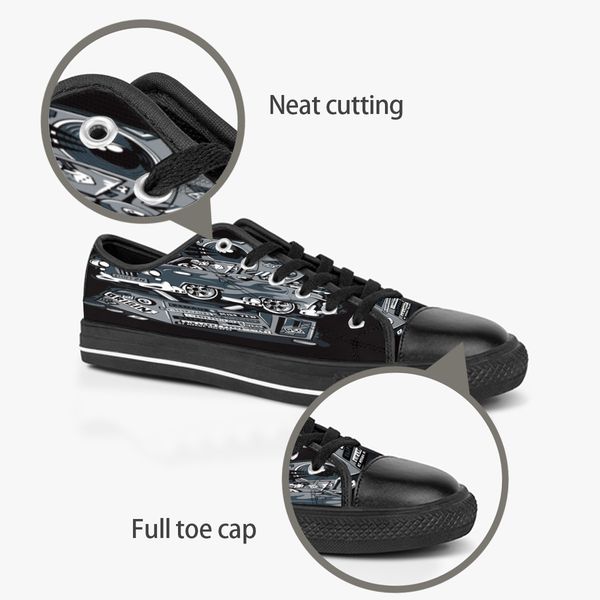 custom shoes classic canvas low cut skateboard casual triple black accept customization uv printing low mens womens sports sneakers breathab
custom shoes classic canvas low cut skateboard casual triple black accept customization uv printing low mens womens sports sneakers breathab