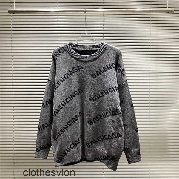 letter balenciga winter show sweaters designer fashion brand autumn jacquard sweater men's women's loose 2023 round neck a9al, White;black
letter balenciga winter show sweaters designer fashion brand autumn jacquard sweater men's women's loose 2023 round neck a9al, White;black