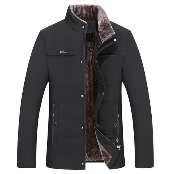mens down parkas winter mens jacket warm fleece business casual standup collar parker thick coat 30 degrees warm fur 221117, Black
mens down parkas winter mens jacket warm fleece business casual standup collar parker thick coat 30 degrees warm fur 221117, Black