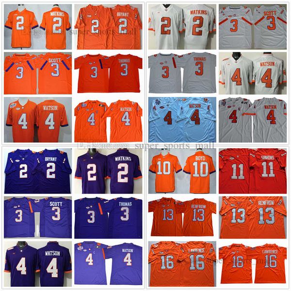 ncaa clemson tigers college football jersey 2 kelly bryant sammy watkins 3 artavis scott xavier thomas 7 austin bryant mike williams 4, Black
ncaa clemson tigers college football jersey 2 kelly bryant sammy watkins 3 artavis scott xavier thomas 7 austin bryant mike williams 4, Black