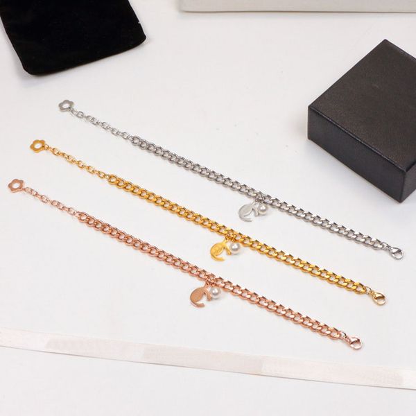 link chain crystal pearl pendant buckle metal bangle bracelet statement gold silver color link fashion pulseras women bijoux gift, Black
link chain crystal pearl pendant buckle metal bangle bracelet statement gold silver color link fashion pulseras women bijoux gift, Black