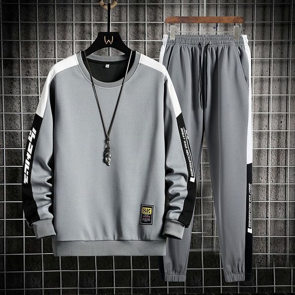 mens tracksuits spring and autumn clothes 2 piece set sweatsuit tracksuit outwear harajuku jogging suit long sleeve shirt outfits 221118, Gray
mens tracksuits spring and autumn clothes 2 piece set sweatsuit tracksuit outwear harajuku jogging suit long sleeve shirt outfits 221118, Gray