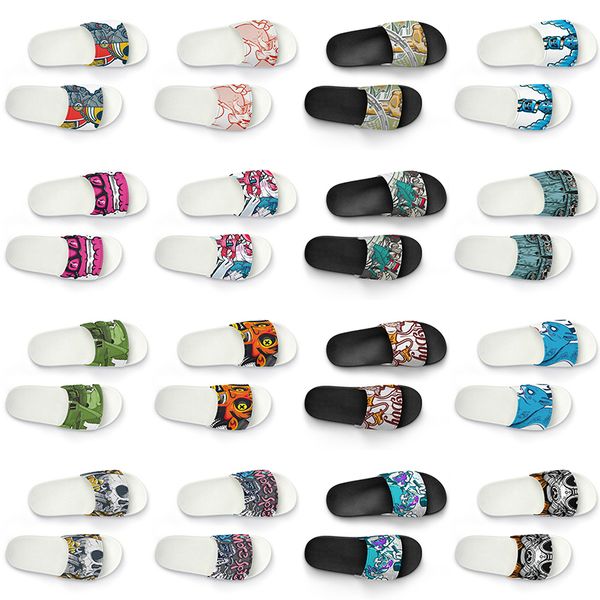 men women custom slippers shoes artoon animal design diy word black white blue red mens trainer 341
men women custom slippers shoes artoon animal design diy word black white blue red mens trainer 341