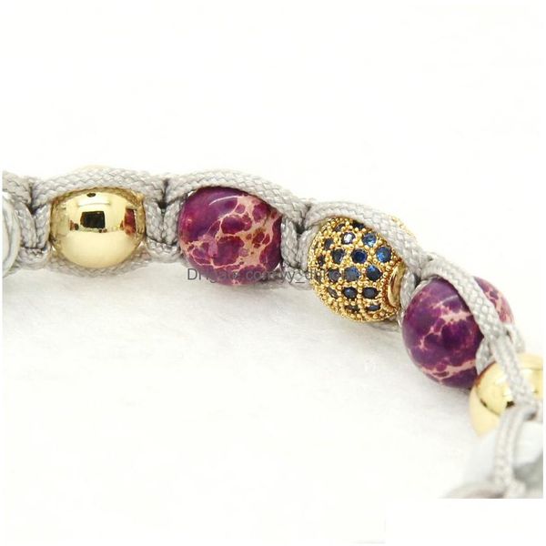 charm bracelets wholesale 10pcs/lot natural stone beads with 9mm blue micro paved cz braiding rame bracelet women girl gift drop del dherw, Golden;silver
charm bracelets wholesale 10pcs/lot natural stone beads with 9mm blue micro paved cz braiding rame bracelet women girl gift drop del dherw, Golden;silver