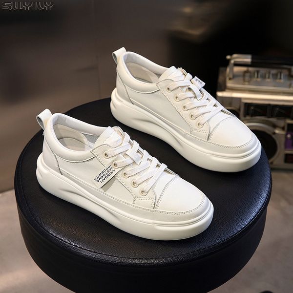 dress shoes autumn light white sneakers genuine leather casual shoes women sneakers platform med heel ladies shoe comfortable 40 221118, Black
dress shoes autumn light white sneakers genuine leather casual shoes women sneakers platform med heel ladies shoe comfortable 40 221118, Black