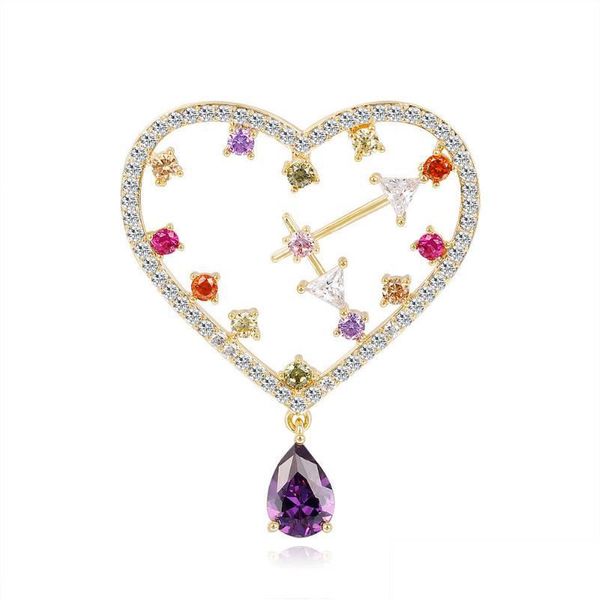 pins brooches pins brooches fashion design heart brooch women jewelry mticolors stone metal lapel aesthetic wholesale / drop deliver dhlv8, Gray
pins brooches pins brooches fashion design heart brooch women jewelry mticolors stone metal lapel aesthetic wholesale / drop deliver dhlv8, Gray