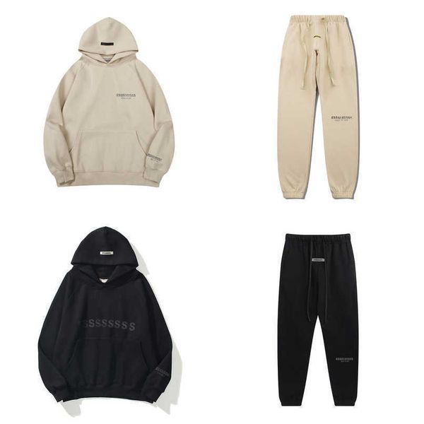 men's luxury fashion tracksuits sweatshirts letter esss hoodies men women sportswear pants suit hooded sweater casual pullover couple, Black
men's luxury fashion tracksuits sweatshirts letter esss hoodies men women sportswear pants suit hooded sweater casual pullover couple, Black