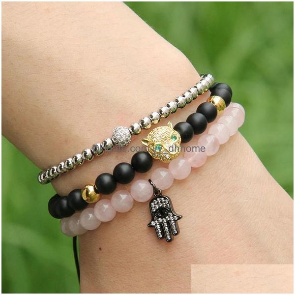 charm bracelets wholesale womens jewelry 10pcs/lot 6mm natural pink crystal stone with micro inlay zircons fatima hand hamsa pendant dhdju, Golden;silver
charm bracelets wholesale womens jewelry 10pcs/lot 6mm natural pink crystal stone with micro inlay zircons fatima hand hamsa pendant dhdju, Golden;silver
