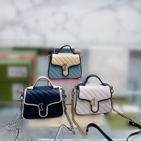 designer lux mini handheld postman bag color matching trim black chain handbag blue flap sealed shoulder bag wavy quilted leather
designer lux mini handheld postman bag color matching trim black chain handbag blue flap sealed shoulder bag wavy quilted leather